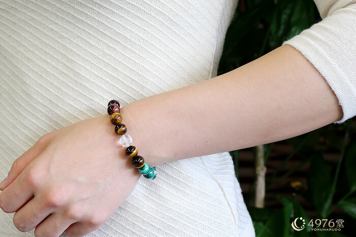 四神獣・タイガーアイ ブレスレット 10mm ｜ 天然石通販の4976堂
