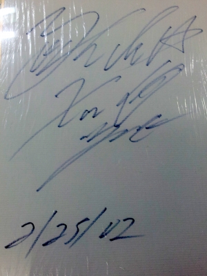 Xジャパン初期の直筆サイン色紙