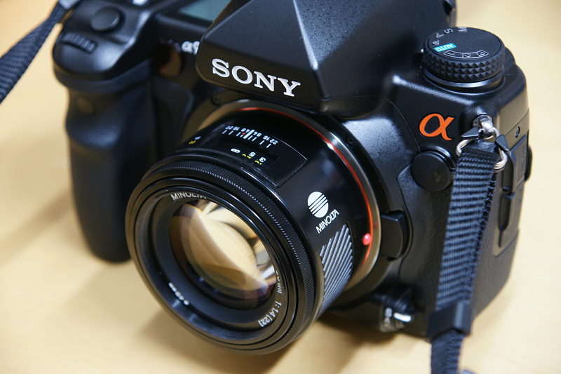 ☆極上品☆MINOLTA ミノルタ AF 50mm 販売済み F1.4 NEW フード付き