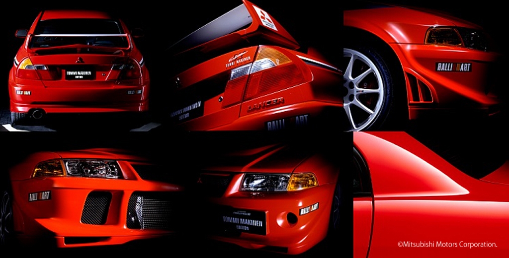 出揃った1/18「ランサーエボリューションVI」。モデルごとの仕様違いに