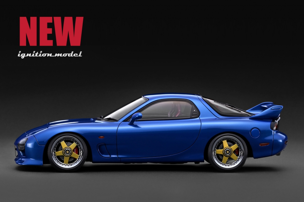 新カラーUP！ 1/18スケール「RX-7 Mazda Speed A-spec (FD3S)」ブルー