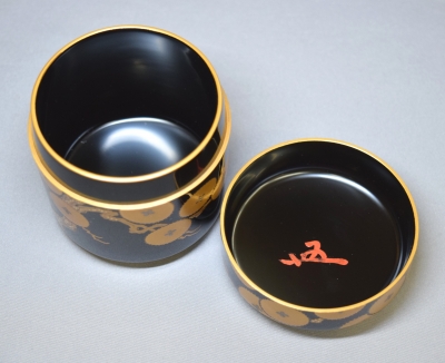 村田道寛 唐松蒔絵 黒吹雪 鵬雲斎宗匠 | 茶道具 小西康のぶろぐ