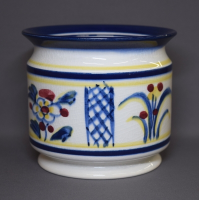 オランダ銅版小鉢染付人物風景文小鉢(デルフトか？) 18世紀後半〜19