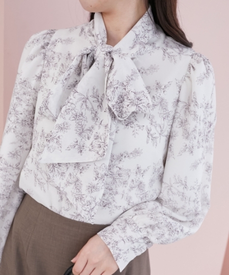 バリエボウタイブラウス/MAJESTIC LEGON(マジェスティックレゴン