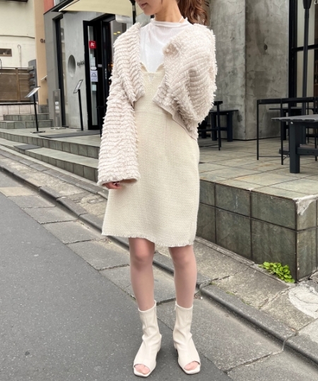 ツイードミニキャミワンピ/MAJESTIC LEGON(マジェスティックレゴン