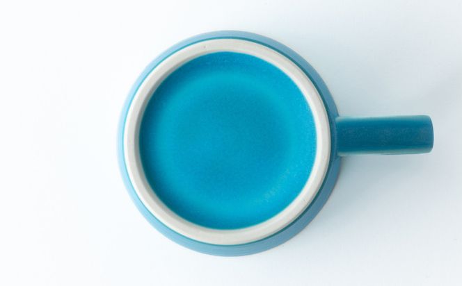 瑞光窯-ZUIKOU-】カップ&ソーサー(ターコイズブルー/青)［ 京都 京焼