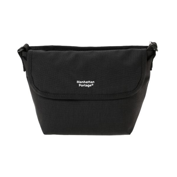 Nylon Messenger Bag Back Pocket W/ Divider Magnet | Manhattan