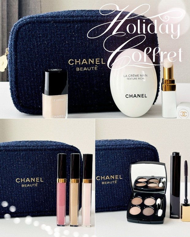 シャネルのポーチ付きコフレをスウォッチ！ 豪華な限定3種がお目見え
