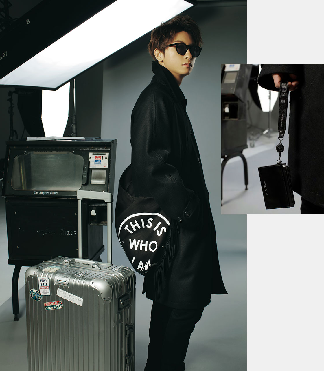 與真司郎 YOLO 直筆サイン入り クラッチバッグ SHINJIRO ATAE