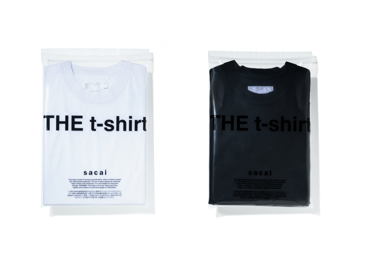 サカイ】から、ブランド初のパックTシャツ「THE t-shirt」が登場