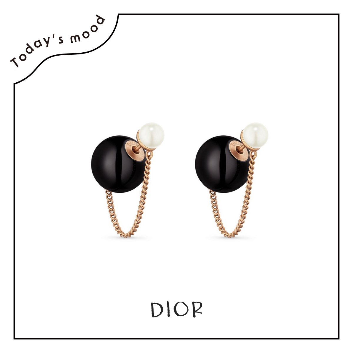 シック、時々パンクの絶妙バランス。【DIOR（ディオール）】のピアス