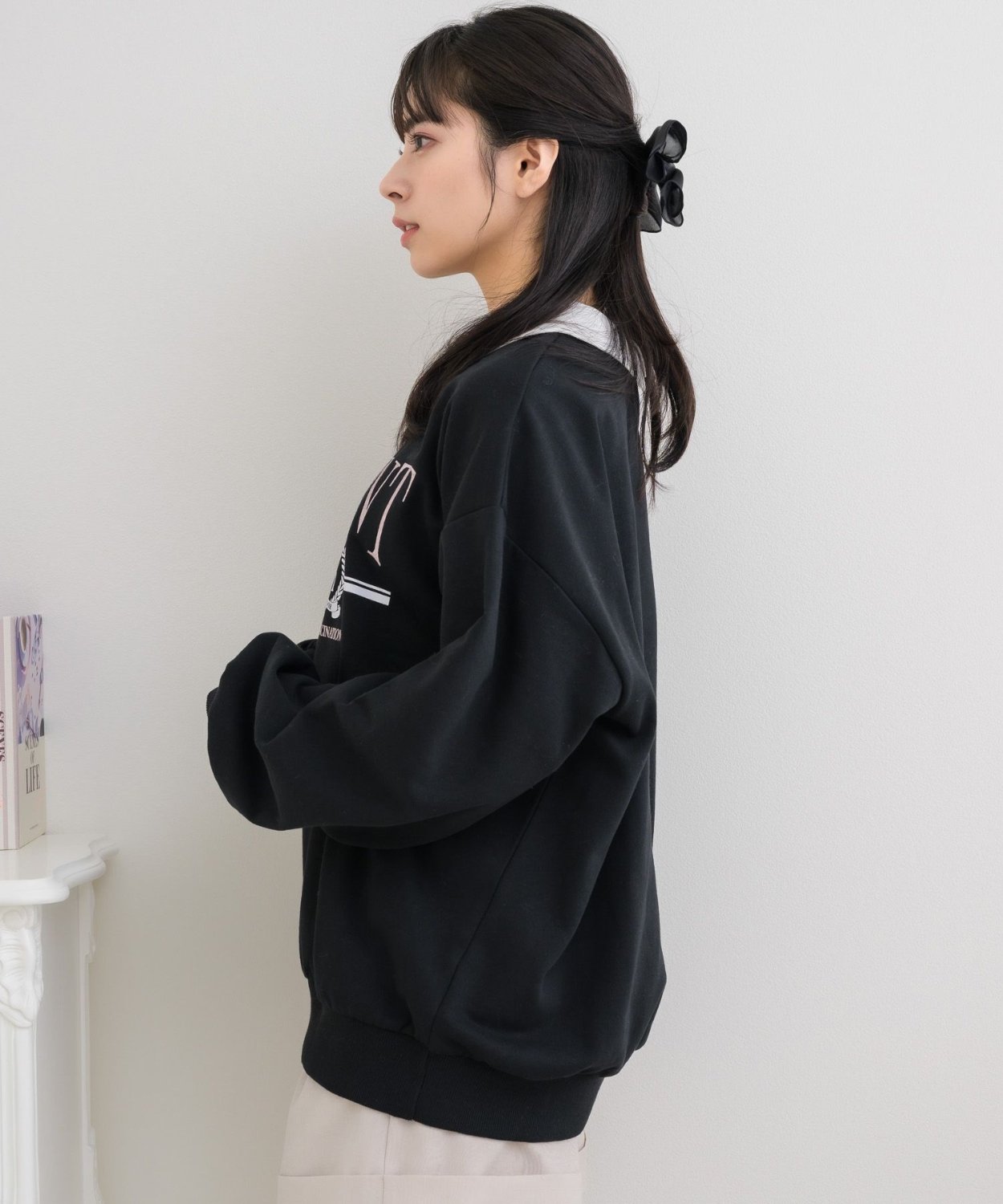 SH襟BIGトレーナー|ems excite | RETRO GIRL ONLINE STORE レトロ