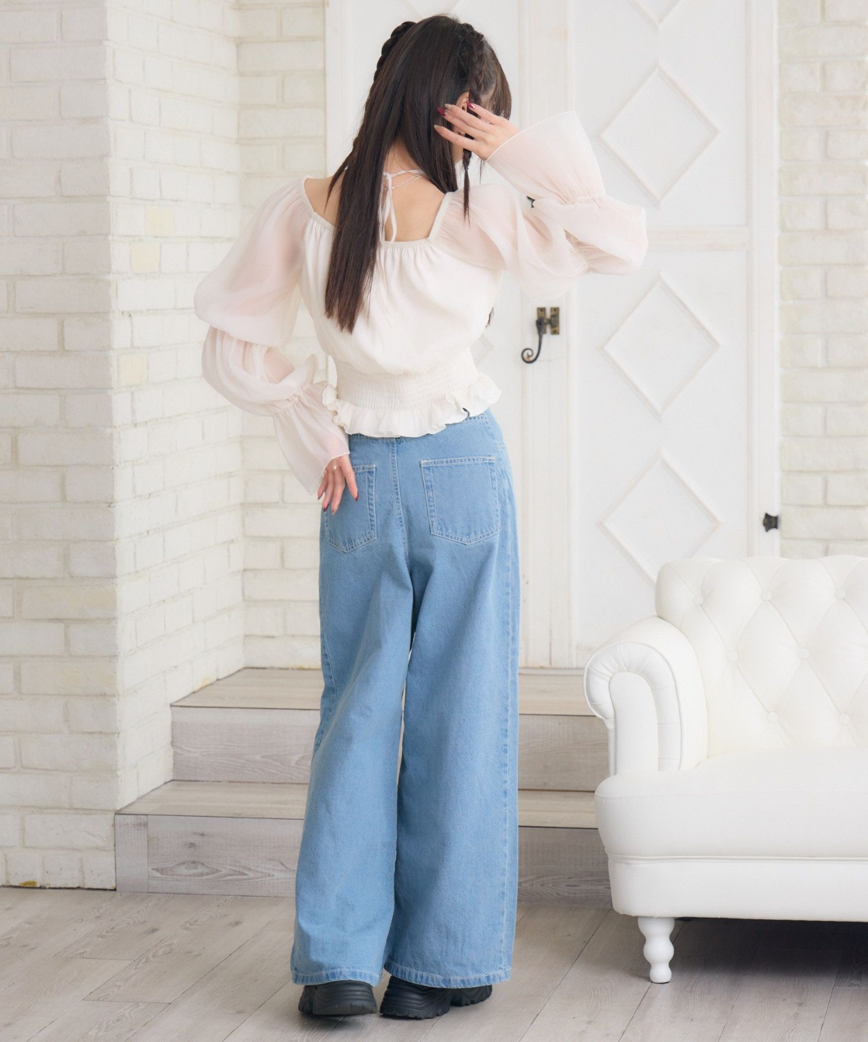 GUN ‪‪❤︎‬様ご確認用♥新作ガーリーレトロガール＆ベア♥バラメモ♯651‬