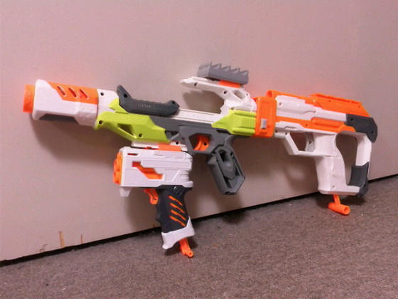 ナーフ モジュラス ECS-10 +追加パーツ 2個セット オレンジトリガー