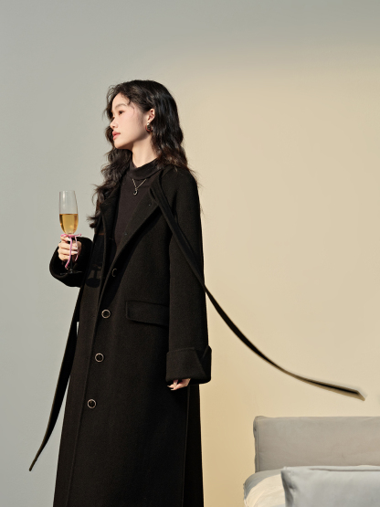 リボンカラーコート Mサイズ Kuose