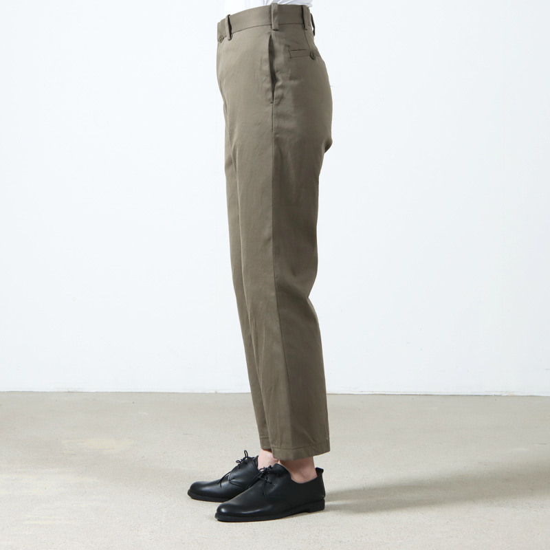 YAECA (ヤエカ) CHINO CLOTH PANTS PIPED / チノクロスパンツパイプド