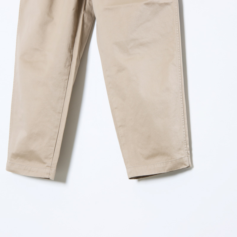 Graphpaper (グラフペーパー) Suvin Chino Tuck Tapered Pants / ス