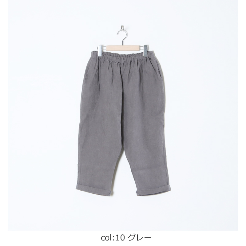 ina (イナ) リネンワッシャーサルエルパンツ