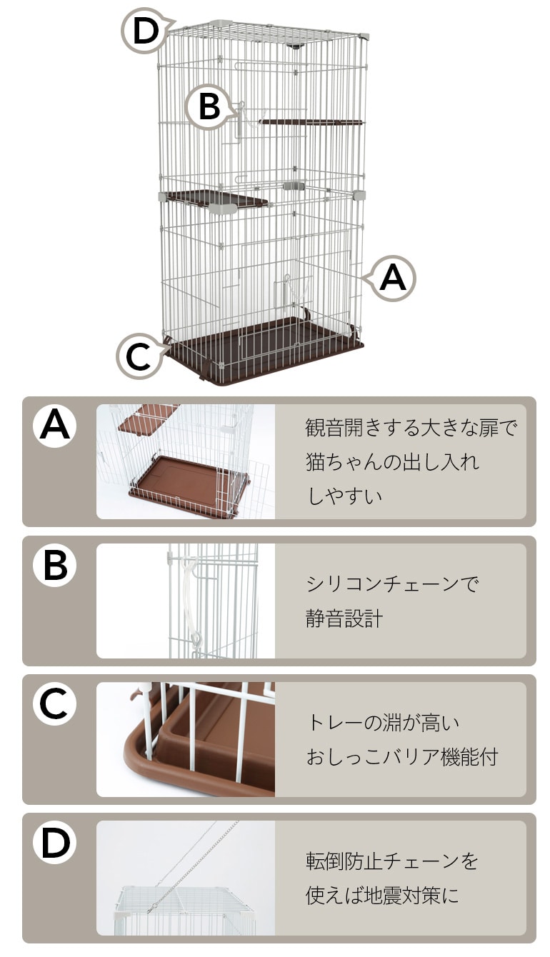 マルカン キャットフレンドルーム スリム2段 | ペット用品（猫） 通販