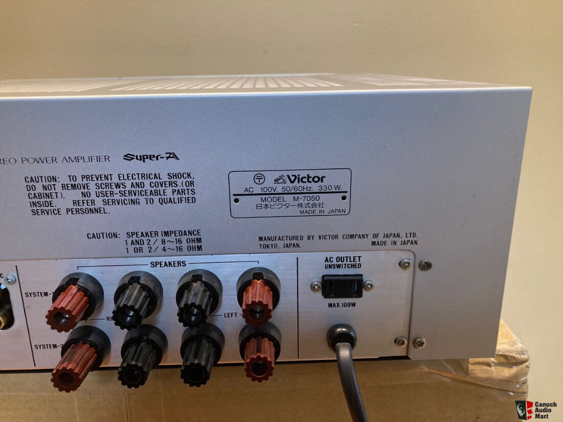 Victor M-7050 Laboratory ラボラトリー パワーアンプ ② Victor M