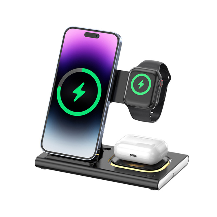 4 IN 1 FOLDABLE WIRELESS CHARGER - Casebus 4 in 1 Wireless Charger