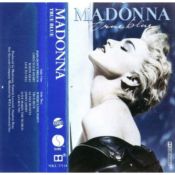 MADONNA マドンナ TRUE BLUE 1986年 US製 SIRE 宣伝用 ディスプレイ