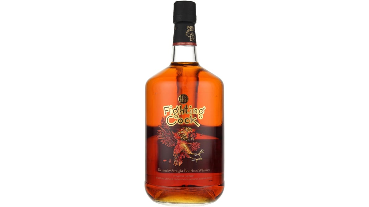 Fighting Cock 103 Proof Aged 6 Year Straight Bourbon Bottle (1.75