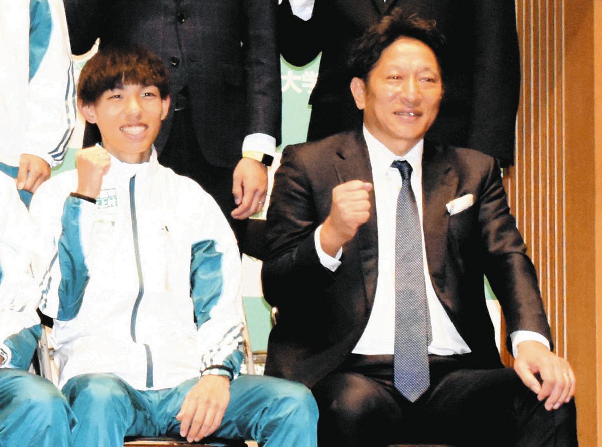 箱根駅伝 3連覇達成 青山学院大 原晋監督 直筆サイン 色紙 当選品 激