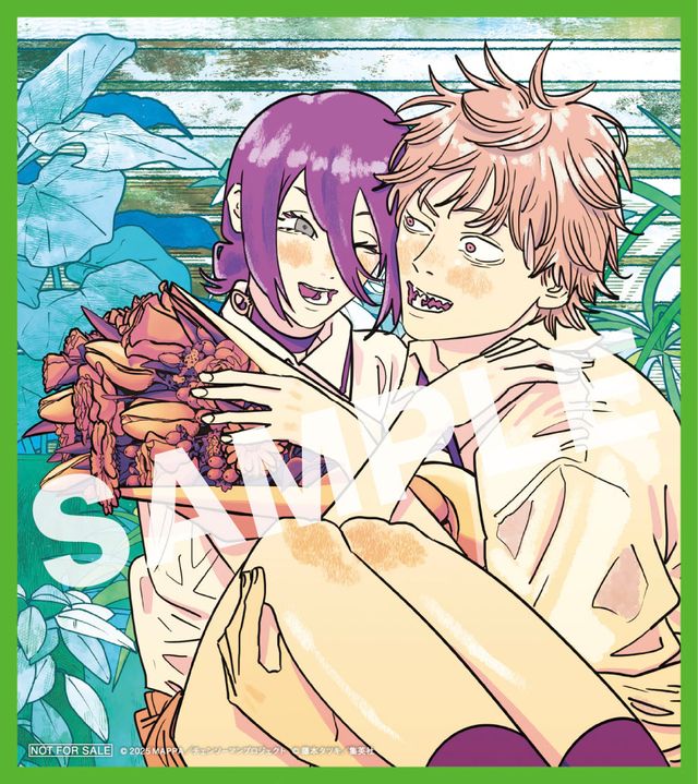 レゼ デンジ ポストカード チェンソーマン チェキ風イラストカード