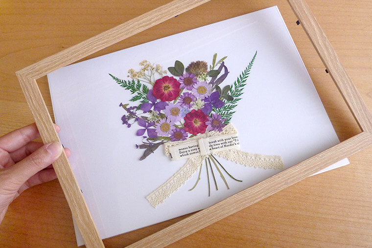 押し花アート額2点おまとめ 押し花アート額2点おまとめ