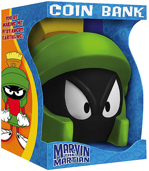 ルーニー・テューンズ マービン・ザ・マーシャン ヘルメット貯金箱