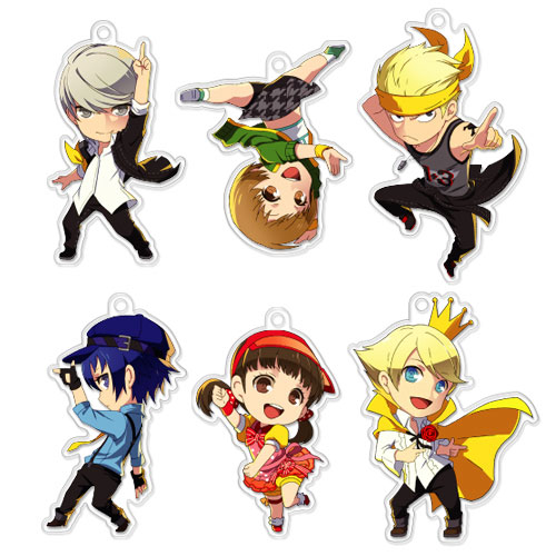希少】ペルソナ4 ダンシング オールナイト アクリルバッジ 主人公 鳴上
