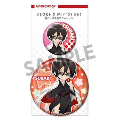 ぴくりる！ SERVAMP-サーヴァンプ- 缶バッジ＆缶ミラーセット 椿