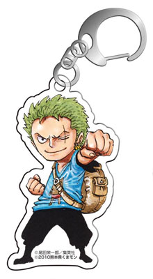 ワンピース×くまモン アクリルキーホルダーB(ゾロ)[POMMOP]《在庫切れ》