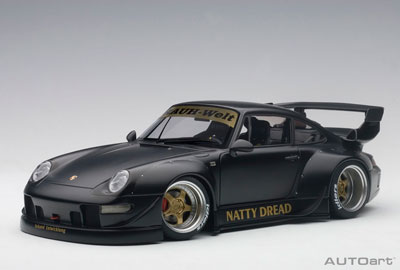 1/18 オートアート・コンポジットモデル RWB 993 (マット・ブラック