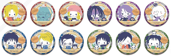 鋼の錬金術師 スクエア缶バッジ グッズ】AJ2025 鋼の錬金術師 アーム