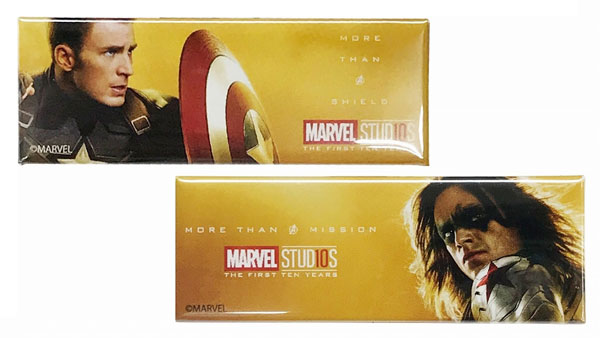 キャプテンアメリカ マーベル バッキー グッズ マグネット スクエア缶