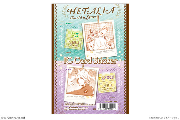 ヘタリア 日本 アメリカ ICカードステッカー ヘタリア World☆Stars IC