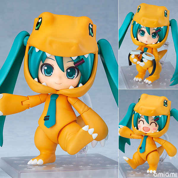 グッドスマイルカンパニー ねんどろいど 初音ミク きぐるみアグモンVer