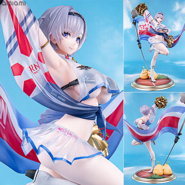 中古】(本体B+/箱B)アズールレーン リノ 波濤のチアリーダー 1/6 完成