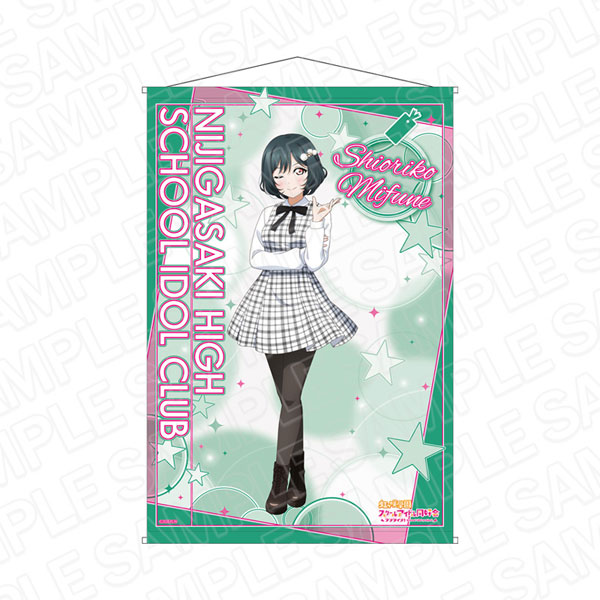 三船栞子 ブルーレイ A-on B2タペストリー＆ブロマイド＆クリア