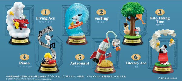 ピーナッツ Snoopy SWING ORNAMENT 6個入りBOX（再販）[リーメント