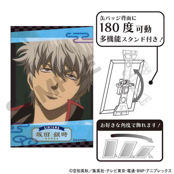 希少】【レア】銀魂 ナムコ・ナンジャタウン 缶バッジ 缶バッチ 坂田銀