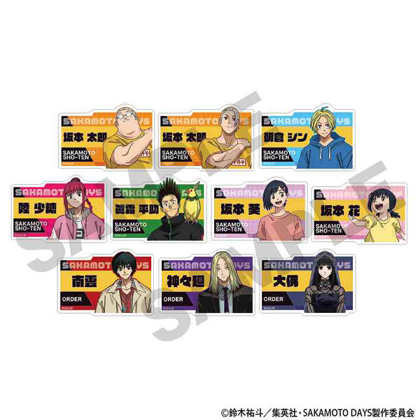SAKAMOTO DAYS タワレコ アクリルバッジ カード box全て2つずつ