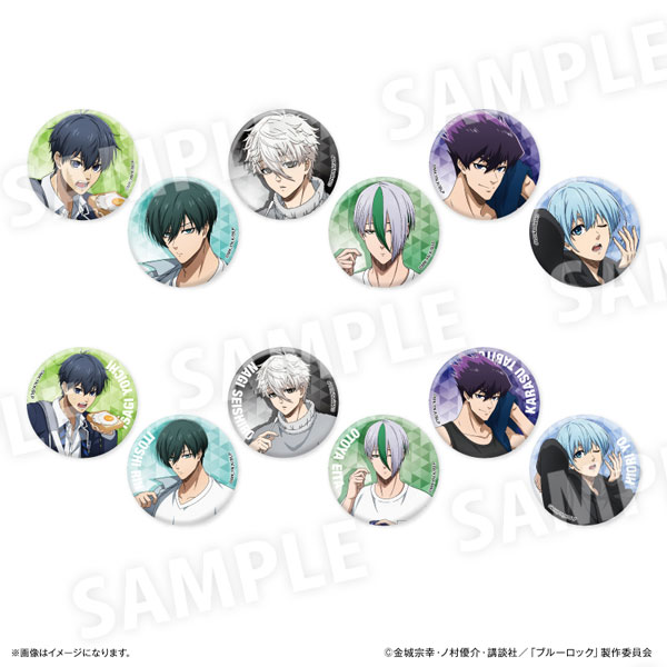 國神錬介 ブルーロック ブルロ ジュエリー 缶バッジ 原作絵 まとめ売り