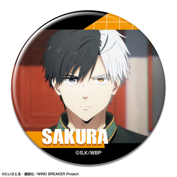 003 桜遥 WIND BREAKER ジュエリー缶バッジ 原作絵 笑顔 003 桜遥 WIND