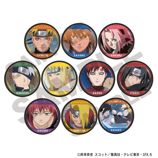 NARUTO 缶バッジセット 10個入り NARUTO展