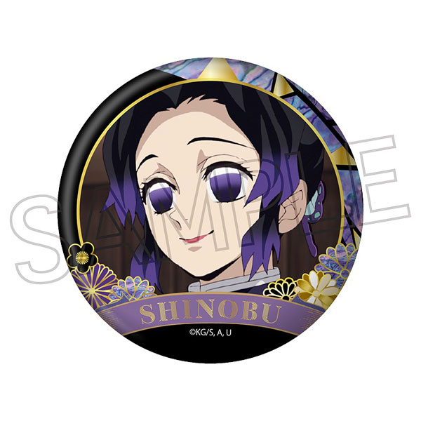 鬼滅の刃 セブンイレブン 缶バッジ 胡蝶 しのぶ セブンネット限定