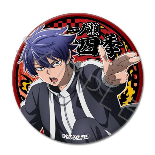 桃源暗鬼 缶バッジ 一ノ瀬四季 桃源暗鬼 第1弾 ハート型缶バッジ YA