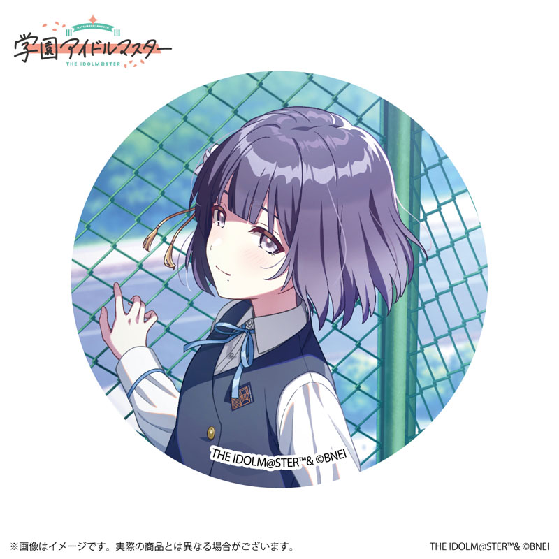 学園アイドルマスター 秦谷美鈴 グリッター缶バッチ 16個 学マス